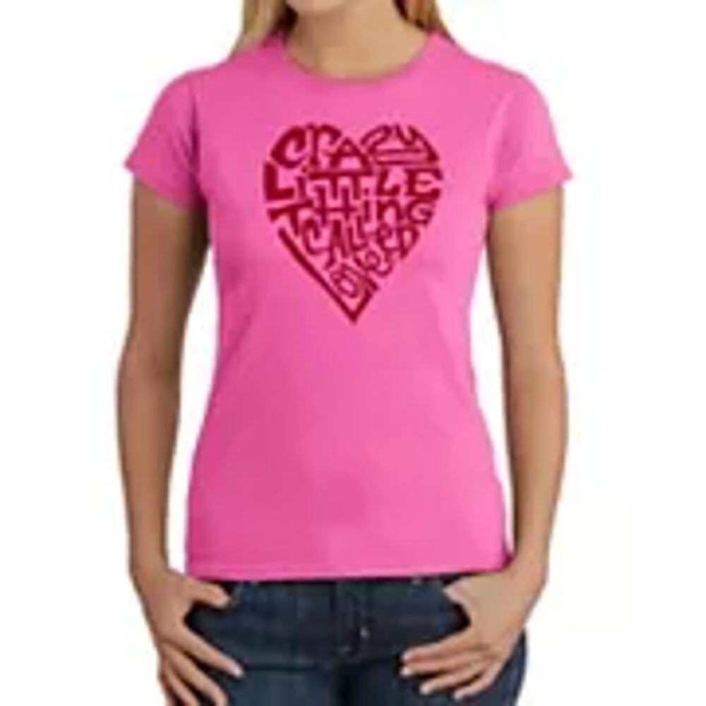 NWT District The Concert Tee Pink Graphic Short Sleeve T-Shirt Women's Size XL